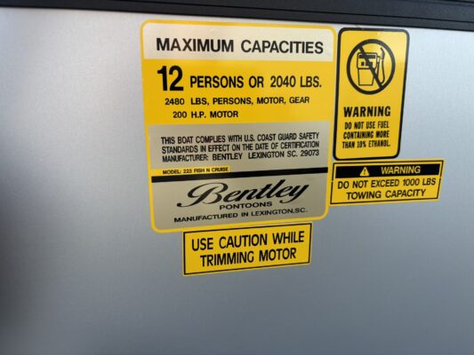 2026 Bentley 223 Fish N Cruise