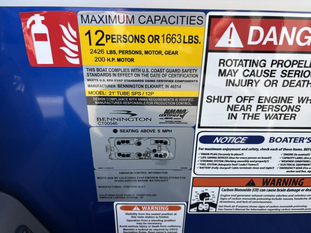 2026 Bennington 22 SSR Base