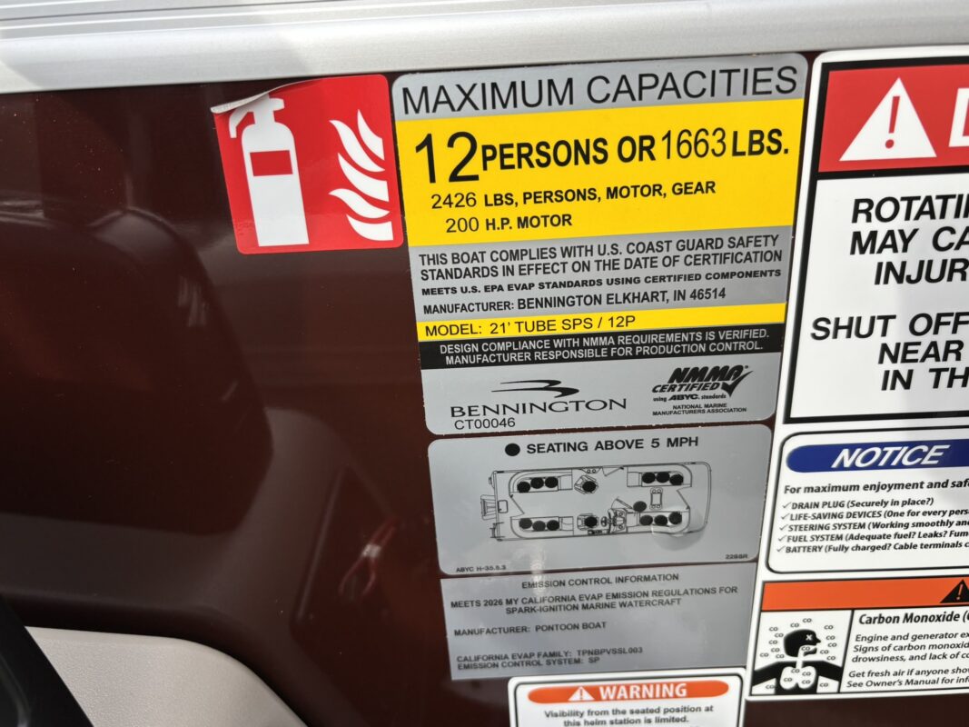 2026 Bennington 22 SSR Base