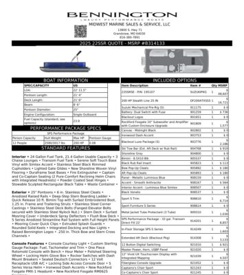 2026 Bennington 22 SSR Sport