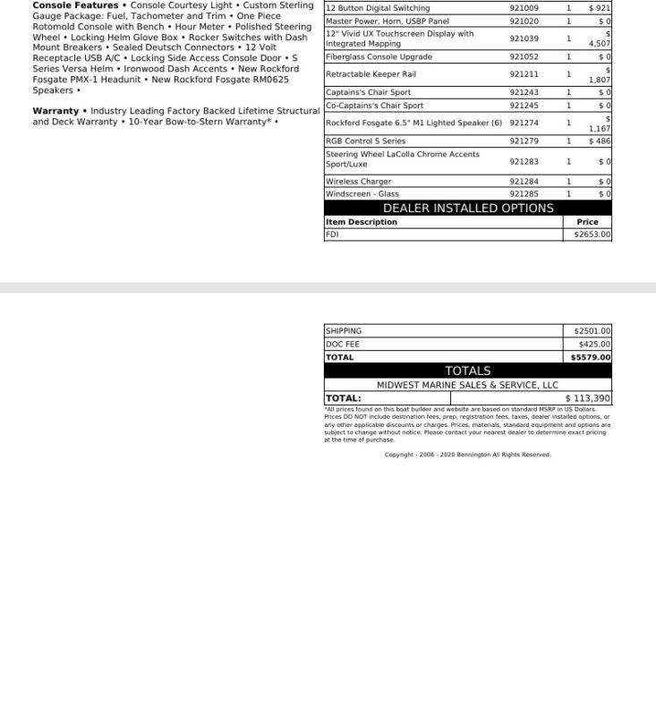 2026 Bennington 22 SSB Sport