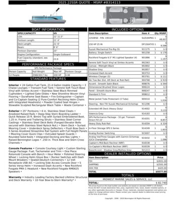 2026 Bennington 22 SSR Base