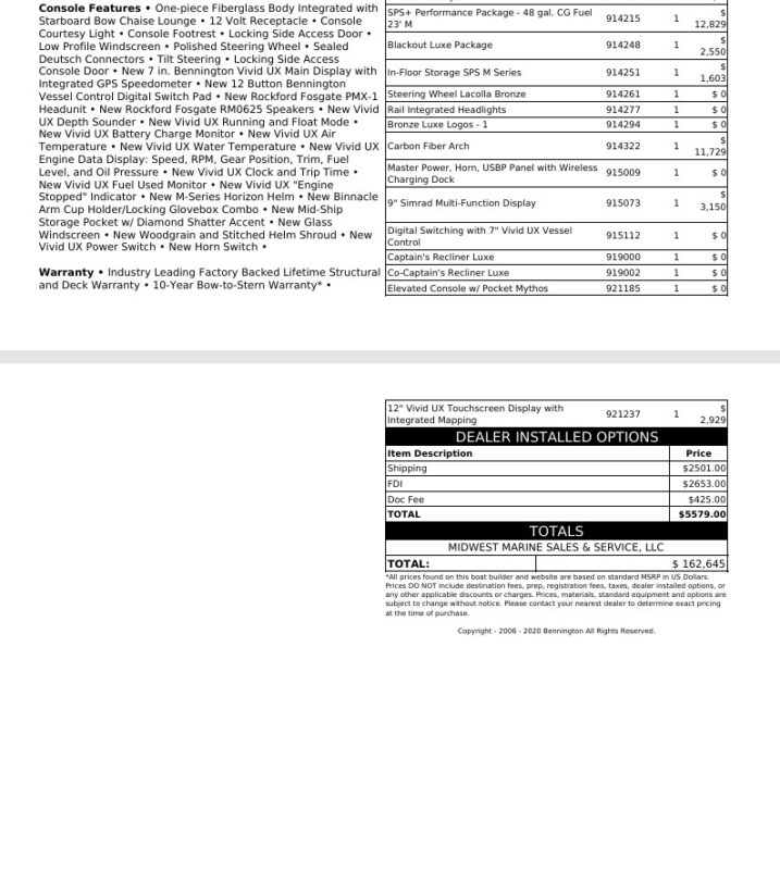 2026 Bennington 23 MCSB Sport