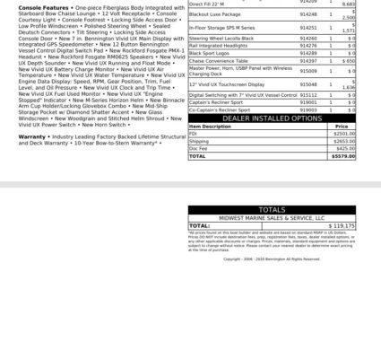 2026 Bennington 22 MFB Sport
