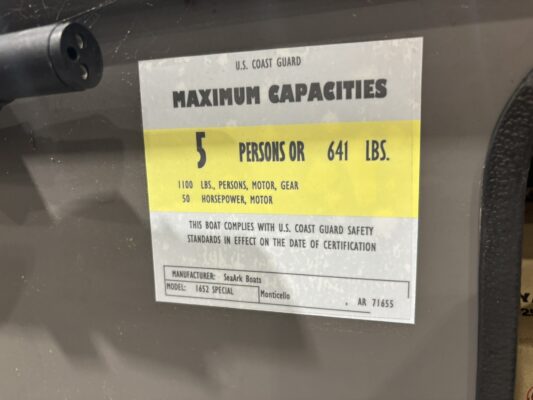 2025 SeaArk 1652 Special