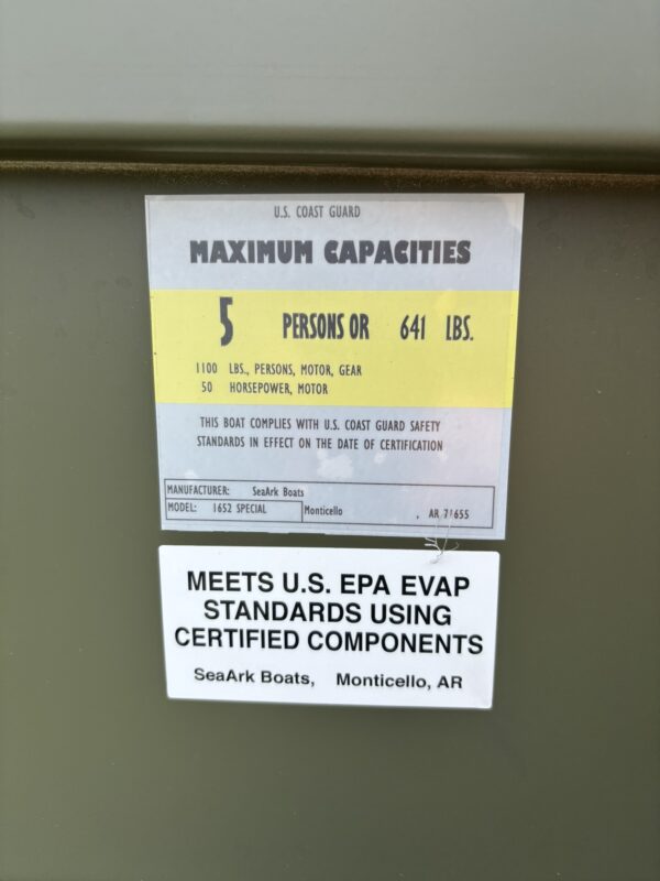 2026 SeaArk 1652 Special