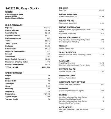 2026 SeaArk Big Easy