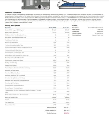2027 Bentley 223 Legacy Swingback