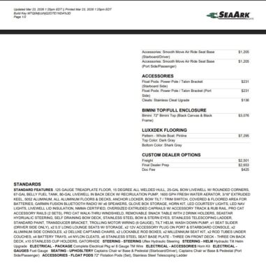 2027 SeaArk Easy Cat