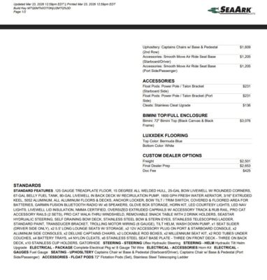 2027 SeaArk Easy Cat