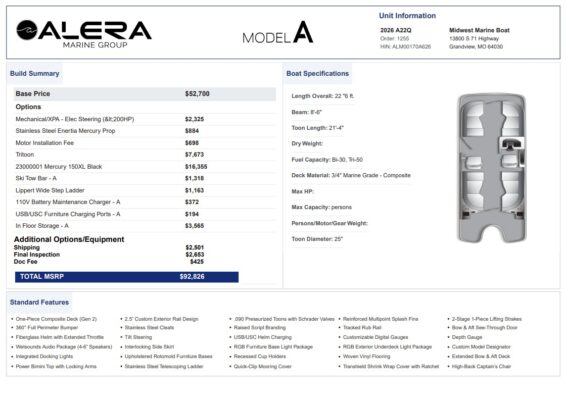 2026 Alera A22Q
