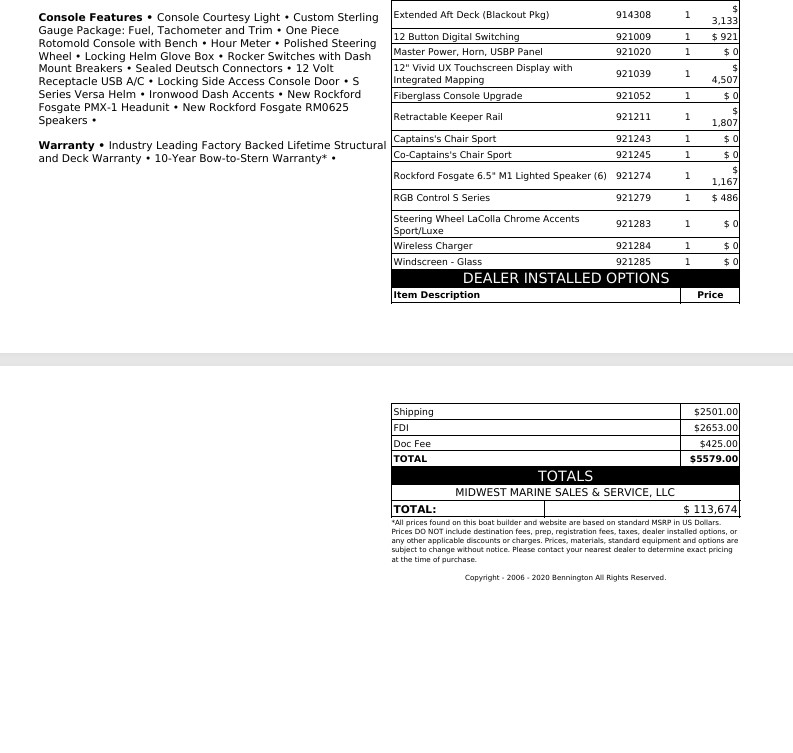 2026 Bennington 22 SSB Sport
