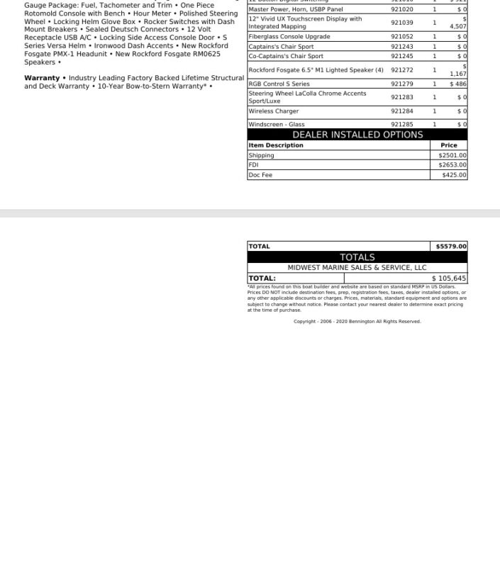 2026 Bennington 22 SSR Sport