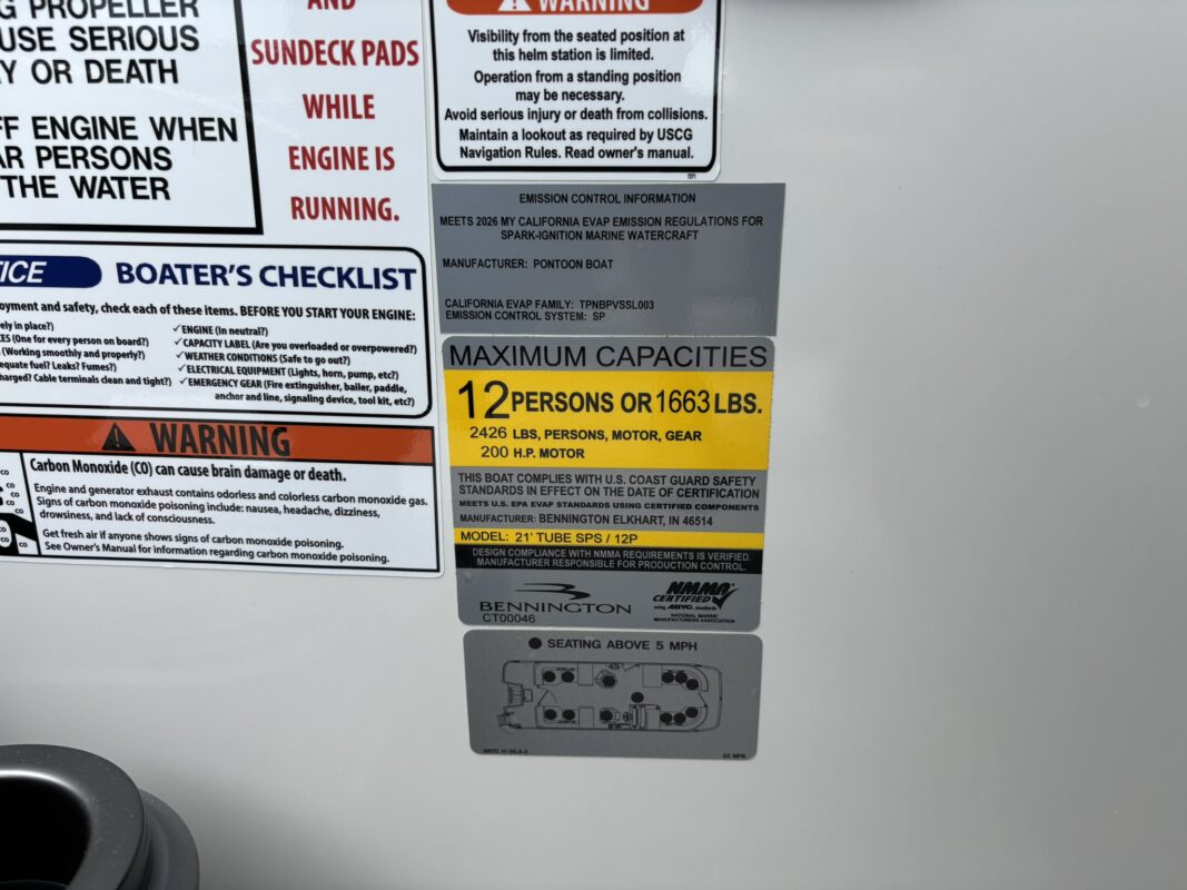 2026 Bennington 22 MFB Sport