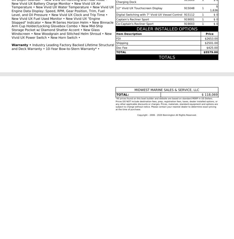2026 Bennington 22 MFB Sport