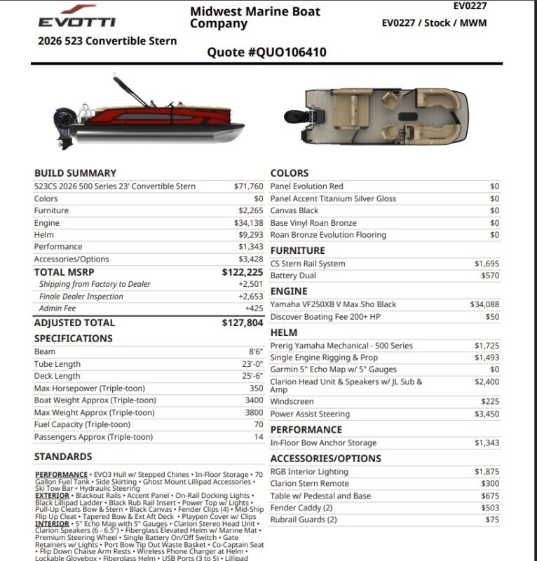 2027 Evotti 523 CS
