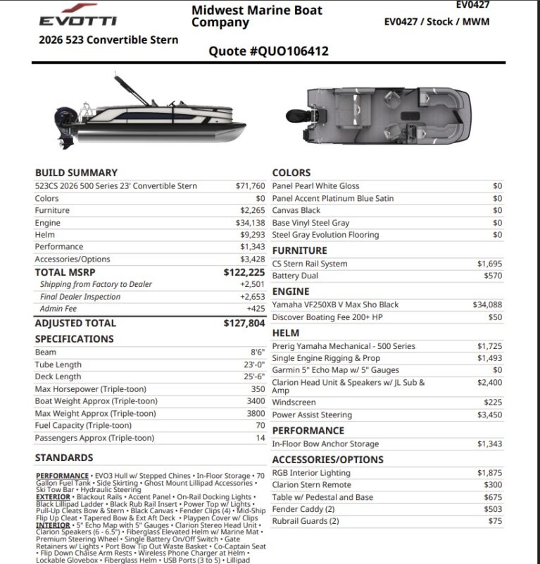 2027 Evotti 523 CS