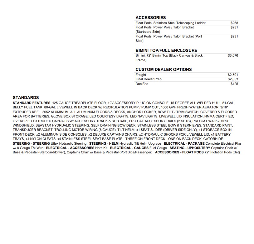 2027 SeaArk Protege 240