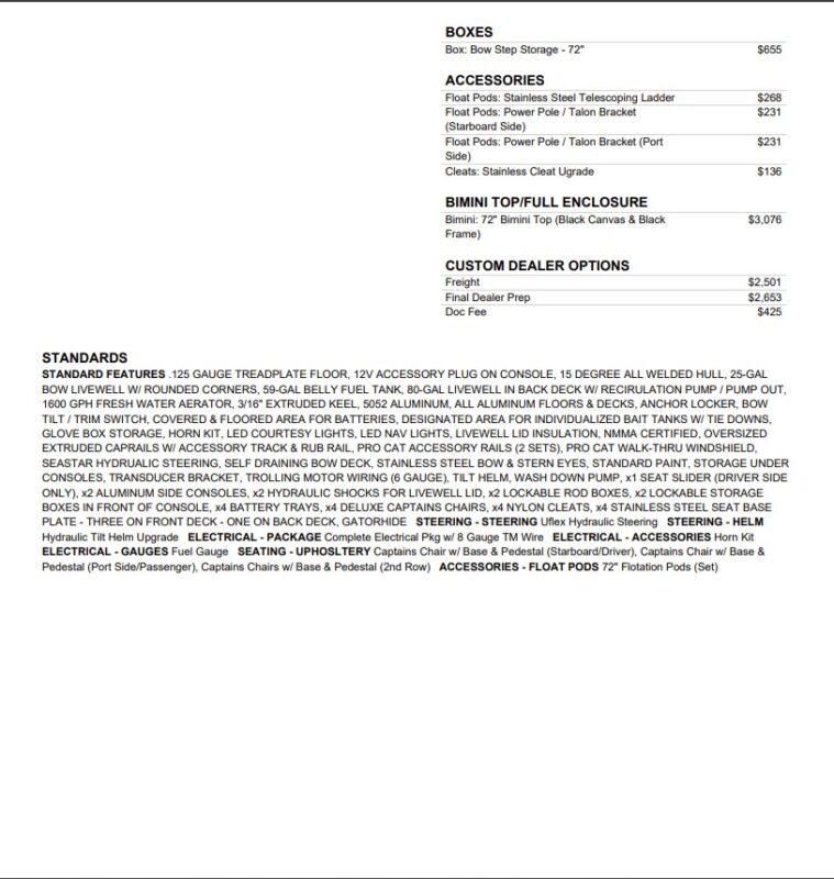 2027 SeaArk Pro Cat 240