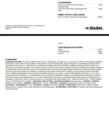 2026 SeaArk Big Easy