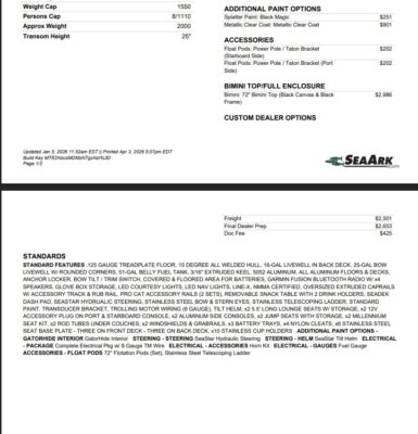 2026 SeaArk Easy 200