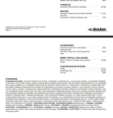 2026 SeaArk Easy Cat