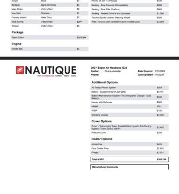 2027 Nautique Super Air Nautique G23
