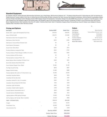 2027 Bentley 223 Legacy Swingback