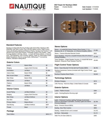 2027 Nautique Super Air Nautique GS22
