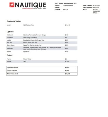 2027 Nautique Super Air Nautique S23