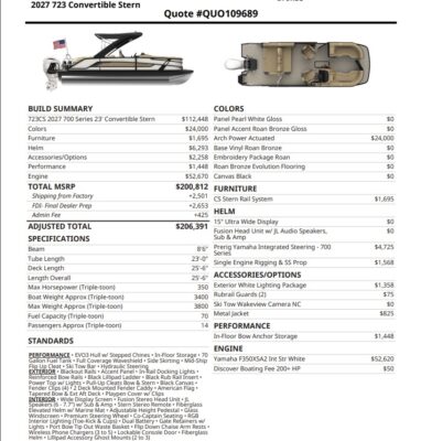 2027 Evotti 723 CS