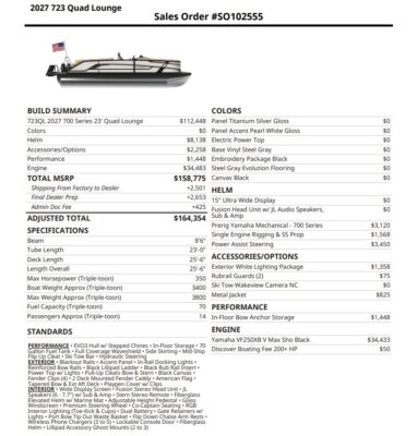 2027 Evotti 723 QL