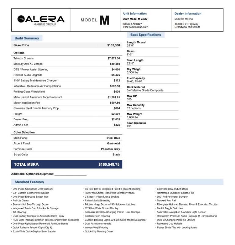 2027 Alera M23QV