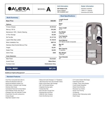 2027 Alera A22L