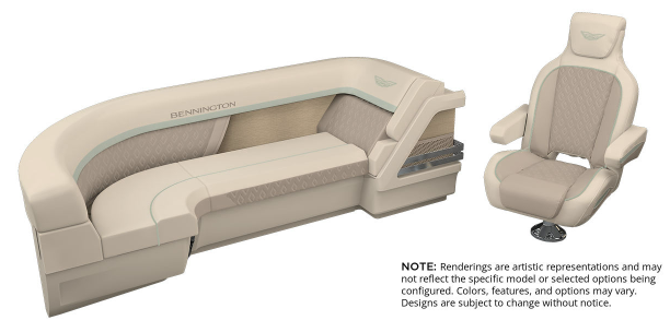 2027 Bennington 22 MSB Luxe
